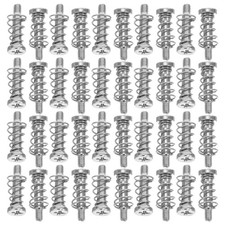 100Pcs Reusable Carbon Steel Backplate Spring Screws for Pc Radiator and Fan Fix picture