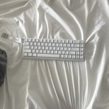 White Compact Mechanical Computer Keyboard picture