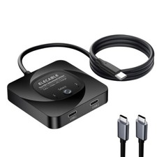 USB C Switch, Bi-Direction 2 in 1 or 1 in 2 Out, 8K@60Hz Video / 10Gbps Data picture