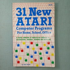 31 New Atari Computer Programs For Home School & Office 1983 Paperback Book picture