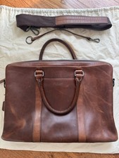 Shinola Briefcase - Laptop Computer Bag - Lightly Used picture