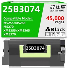25B3074 Toner Cartridge Compatible for Lexmark M5255 M5265 M5270 XM5355 XM5370 picture