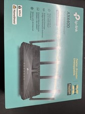 Tp-Link Dual-Band 6-Stream WiFi 6 Router Archer AX4400 Black Factory Sealed NEW picture