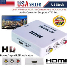 AV To HDMI Adapter HD Video Composite Converter Box HD to RCA AV/CVSB L/R 1080P picture