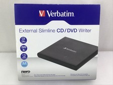 Verbatim External Slimline CD/DVD Reader Writer Burner Player  Portable 98983 picture