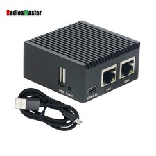 NanoPi R2S Rockchip RK3328 with CNC Metal Case 1GB SBC OpenWrt System picture