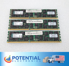 LOT OF 3 Kingston KVR16LR11D4/16I 48GB (3x16GB) 2Rx4 PC3L-12800R Server Memory picture