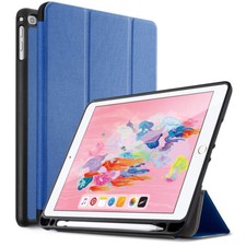 Apple iPad 9.7 inch 2018 Tablet Case Soft Leather Triangle Bracket Smart Cover picture
