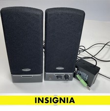 Insignia 2.0 Two Piece Stereo Speaker System Amplified Speaker System NS-22 picture