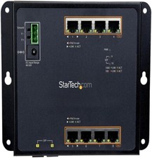 StarTech IES101GP2SFW StarTech.com Gigabit Ethernet Switch - 8 Port PoE+ picture