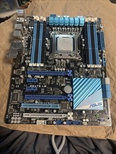 ASUS P9X79 LE motherboard with Intel X79 chipset and LGA 2011 CPU socket. picture