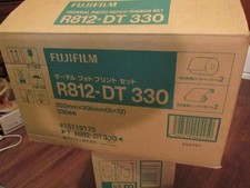 BRAND NEW Fujifilm R812-DT 330 Thermal Photo Paper and Ribbon Set Open Box picture