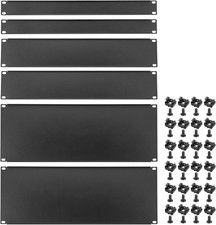 6 Pcs 1U,2U,4U Blank Panel Metal Rack Mount, 19 Inches, Filler Panel picture