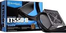 SilverStone Technology 550 Watt 80 Plus Bronze ATX PSU with Flat Black Cables picture