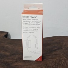 Mission Power Mini USB Cable For Powering Chromecast And Chromecast Ultra picture
