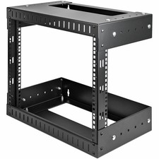 StarTech 2-Post 8U Heavy-Duty Wall Mount Network Rack, 19