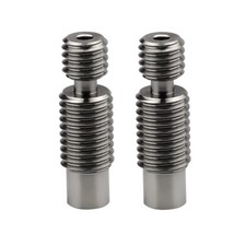 Pack Of 2pcs 3d Printer Super Smooth Titanium Alloy Heat Break All Metal Thermal picture
