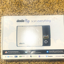 Doxie Flip Portable Flatbed Scanner 600 DPI CIS USB Letter Size 48-Bit picture