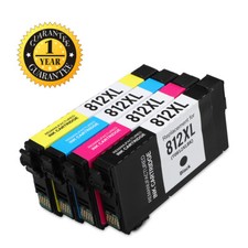 4PK T812XL 120-S Ink Cartridges For Epson Workforce Pro EC-C70 WF-7840 WF-7820 picture