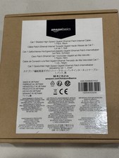 50 Ft Amazon Basics Cat 7 Braided Gigabit Ethernet Patch Internet Cable picture