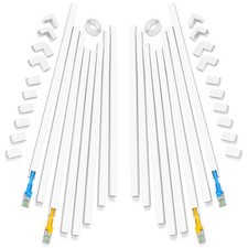 250in Cord Hider, One-Line Cable Yecaye Small Covers Small, White  picture