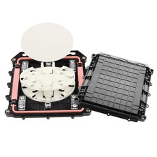 Fiber Optic Junction , 2 in 2 Out Splice , Mini Small Square 12 Core Outdoor ... picture
