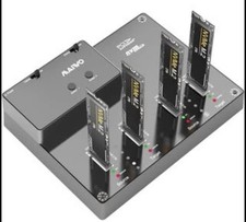 687-MAIWO 4 Bay M.2 NVME Docking Station, Tool-Free Type- C to NVME SSD Enclosur picture