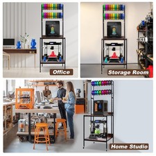 3D Printer Table with Filament Storage Rack, Heavy Duty 3D Printer Stand picture