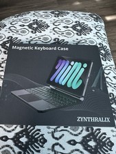 ZYNTHRALIX Magnetic Keyboard Case iPad 10th/11th Gen 10.9 11 Backlit Purple picture