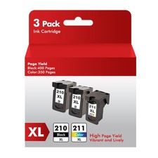 Ink Cartridges for Canon PG-210XL CL-211XL PIXMA MP250 MP280 MP495 MX410 340 Lot picture