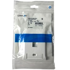 CommScope Networking Faceplates Single Gang 2 Port Alpine White (US87) - 5 PACK picture
