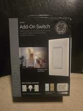 GE Jasco Add-On Switch ZW2004 12723 White / Almond- New picture