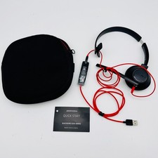 Poly Blackwire 5210 Series USB Black Monoaural Headset Headphones w/ Case picture