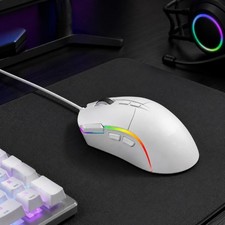 USB Computer Mouse with 8 Control Layout and Matte Grip for Desk Work picture