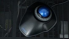 Kensington Orbit Trackball (M01047) Marble Wired USB Mouse w/Scroll Ring Used picture