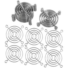 20pcs 60mm PC GPU CPU Cooling Fan Grill Guard Chrome Finger Protective picture