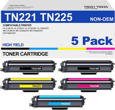 TN221 TN225 Toner Cartridge High Yield Replacement for Brother TN 221 TN 225 Com picture