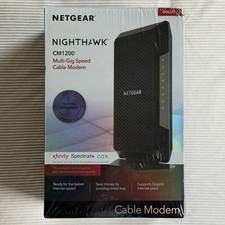 NETGEAR Nighthawk CM1200 Multi-Gig Speed Cable Modem CM1200-100NAS SEALED NIB picture