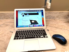 😁 Apple MacBook Air W/Logiteh Mouse Core i5 14.GHz 8GB 128GB SSD LOW PRICE picture