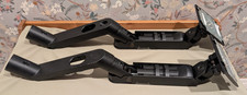 Two (2) Dell MSA20 Single Monitor Arms, Black - Read Desc. picture