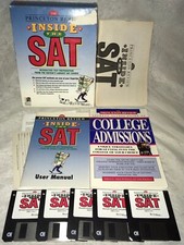 RARE Princeton Review: Inside The SAT (IBM PC, 1995) - COMPLETE, 3.5” Disks picture