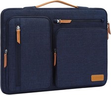 Navy Blue 360 Laptop Sleeve for 15-15.6 inch Laptops, Compatible with MacBook Pr picture