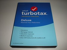 Turbotax 2016 Deluxe. Federal only + Federal E-file. No state. New sealed box. picture