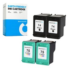 4X Compatible OSI HP Printer Ink 74 75 for HP PhotoSmart C4385 C4388 C4390 C5290 picture