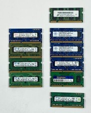 Laptop RAM DDR3 1GB 2GB SODIMM Samsung Hynix Nanya PC3-10600S 12800S 10-Pack picture