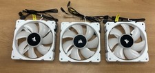 Corsair ML120 RGB LED Fan, white Frame Fan- 3 EA, Fan only picture