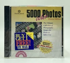 5000 Color Photos Deluxe Edition CD ROM Home/Office *New & Sealed* Swift Jewel picture