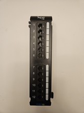 ICC ICMPP12V60 12-Port Cat6 Vertical Network Patch Panel Wall Mount RJ45 picture