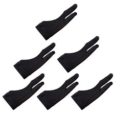 6Pcs Two Finger Gloves Tablet Drawing Gloves Tablet Drawing Gloves Artist Gloves picture