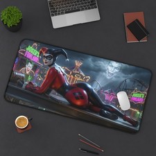 Harley Quinn Desk Mat, DC Comics Desk Pad, Computer Decor picture